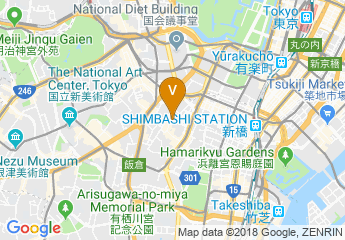 map of Hotel Okura Tokyo