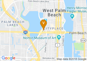 map of West Palm Beach Marriott