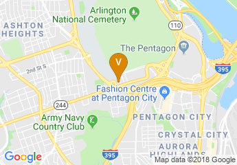 map of Sheraton Pentagon City Hotel