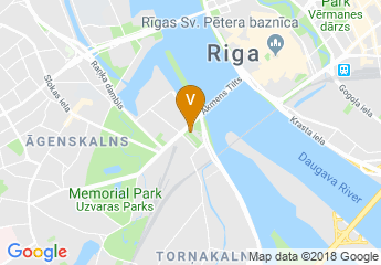 map of National Library of Latvia