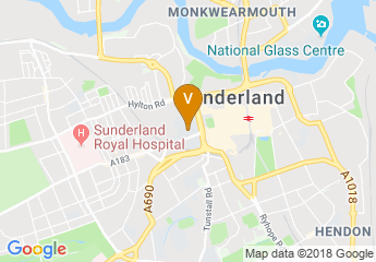 map of University of Sunderland, City Campus