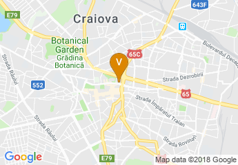 map of Universitatea din Craiova