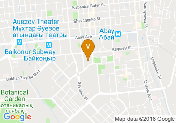 map of InterContinental Almaty