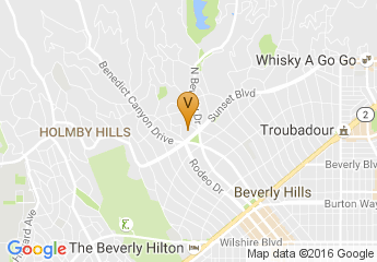map of The Beverly Hills Hotel