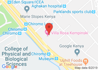 map of Villa Rosa Kempinski