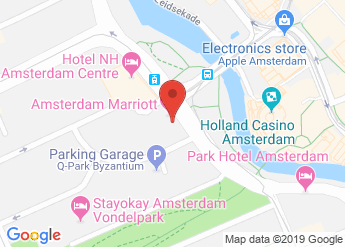 map of Amsterdam Marriott Hotel