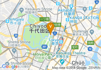 map of Palace Hotel Tokyo