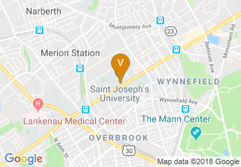 map of Saint Joseph's University