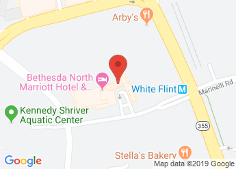 map of Bethesda North Marriott Hotel & Conference Center
