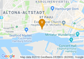 map of Empire Riverside Hotel Hamburg