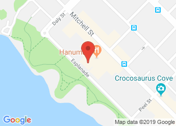 map of DoubleTree by Hilton Hotel Esplanade Darwin