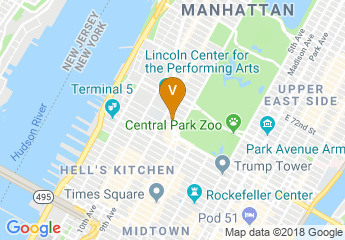 map of NYIT Auditorium on Broadway