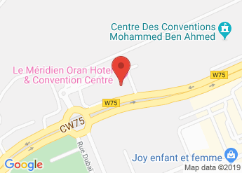 map of Le Meridien Oran Hotel & Convention Center