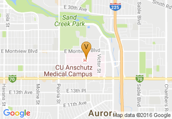 map of Anschutz Medical Campus