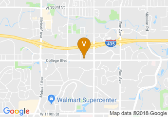 map of Hilton Garden Inn Overland Park