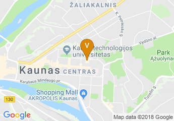 map of Park Inn by Radisson Kaunas