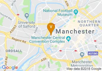 map of Manchester Marriott Victoria & Albert Hotel