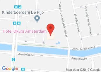 map of Hotel Okura Amsterdam