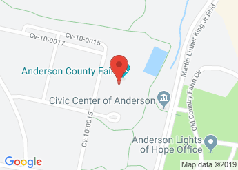 map of Civic Center of Anderson