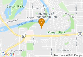 map of University of Wisconsin-Eau Claire