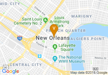 map of The Ritz-Carlton, New Orleans