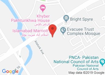 map of Islamabad Marriott Hotel