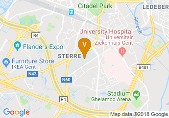 map of University of Ghent