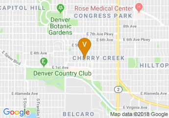 map of Cherry Creek North Business Improvement District