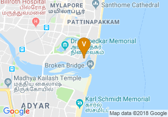 map of The Leela Palace