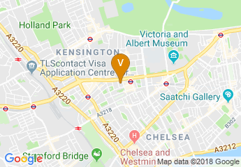 map of Holiday Inn London - Kensington Forum