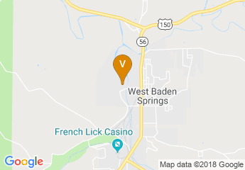 map of West Baden Springs Hotel