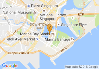 map of Marina Bay Sands, Singapore2015