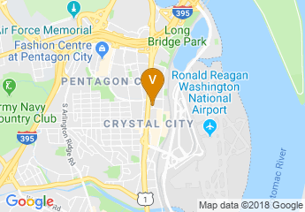 map of Crystal City Marriott at Reagan National Airport