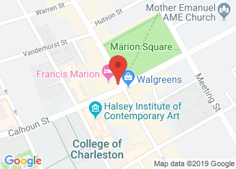 map of Francis Marion Hotel