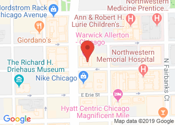 map of Warwick Allerton - Chicago