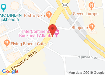map of InterContinental Buckhead Atlanta