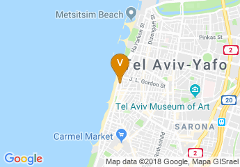 map of Sheraton Tel Aviv Hotel
