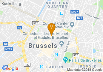 map of Hotel NH Collection Brussels Centre