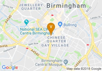map of Holiday Inn Birmingham City Centre