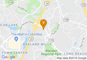 map of DoubleTree by Hilton Hotel Columbia