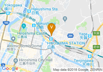 map of Hotel Granvia Hiroshima