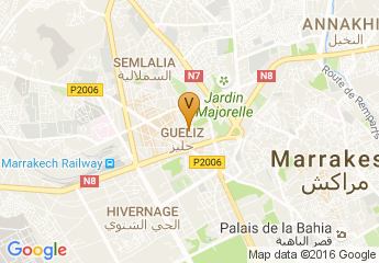 map of Le Centre International de Conferences de la Palmeraie