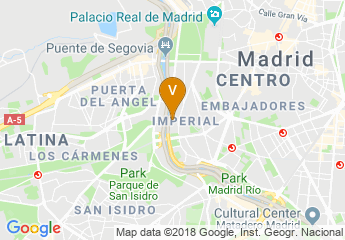 map of Hotel NH Madrid Ribera del Manzanares