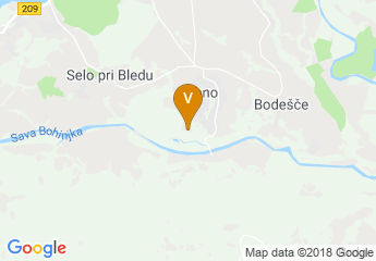 map of Hotel Ribno Bled