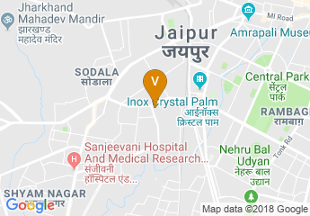map of Hilton Jaipur