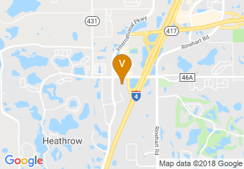 map of Orlando Marriott Lake Mary