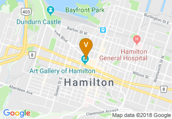 map of FirstOntario Centre