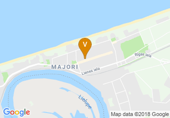map of Hotel Jurmala Spa