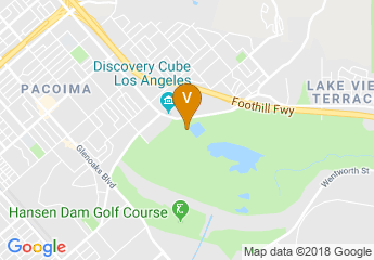 map of Hansen Dam Recreation Center