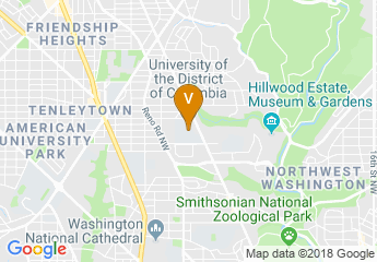 map of University of the District of Columbia